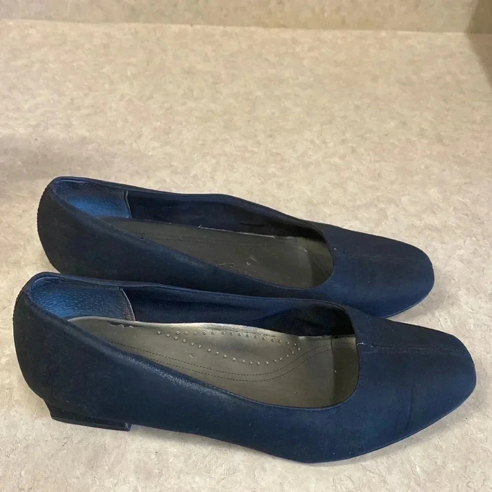 Trotters‎ Black Block Heeled Slip-on Wide Width Dress Shoe